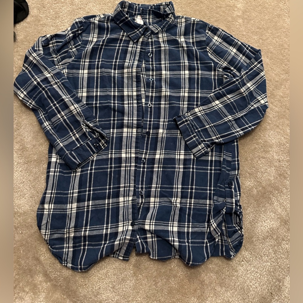 Blue flannel